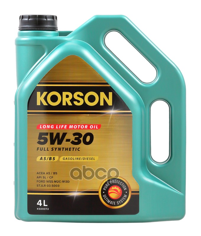 Korson Масло моторное FULL SYNTHETIC 5W-30 A5/B5  4l