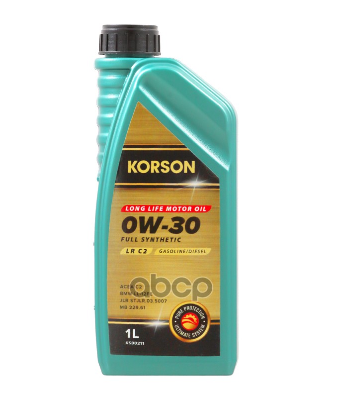 Korson 0W-30 Full Synthetic Lr C2 1Л (Синт. Мотор. Масло.)