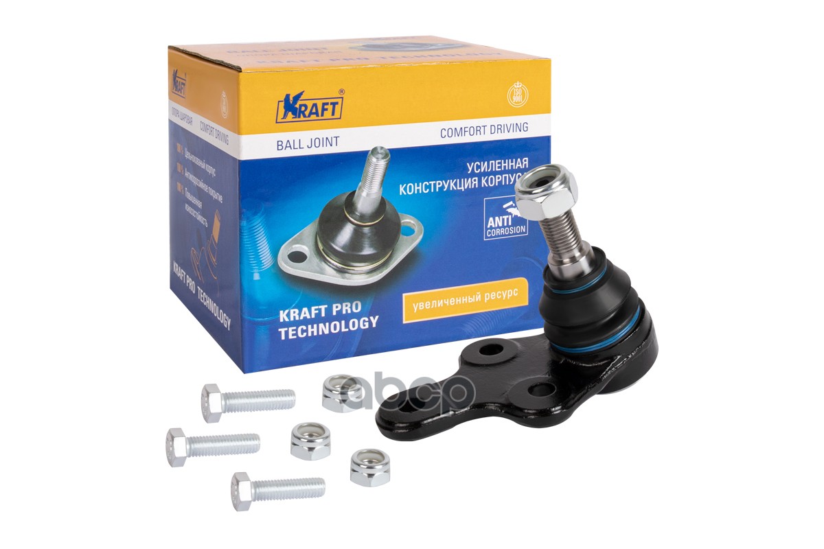 Шаровая опора нижняя для а/м Ford Focus II (05-11) / Volvo S40 (04-12)/ (21mm) FORD Focus-2 21мм KRAFT KT053268 Kraft арт. KT...