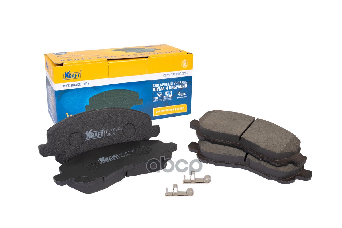 Колодки Передние Kraft Kt091429 Kraft арт. KT091429