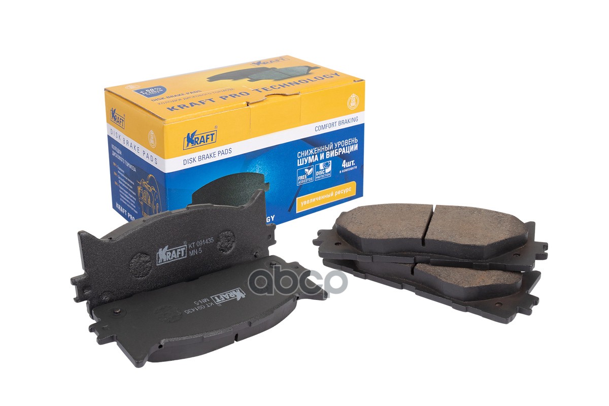 Колодки Передние Kraft Kt091435 Kraft арт. KT091435