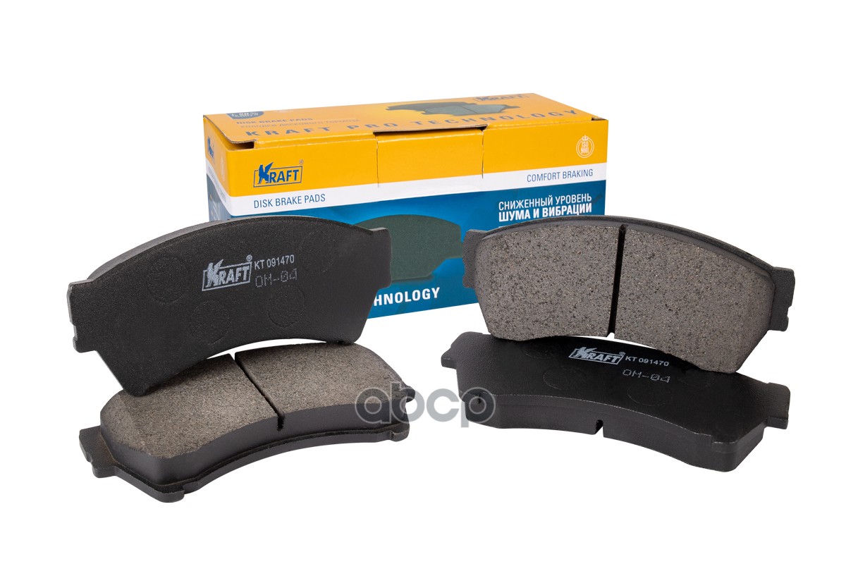 Колодки Передние Mazda 6 07-> Kraft Kt091470 Kraft арт. KT091470