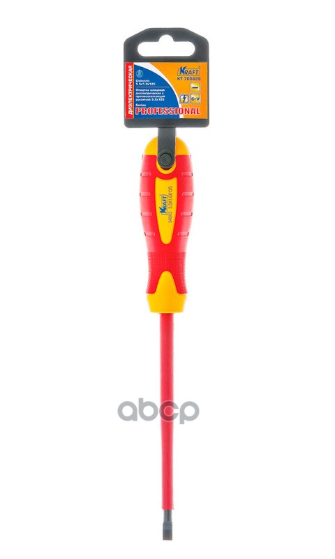Отвертка Диэлектрическая Шлицевая 5,5Х1,0Х125 Kraft Kt 700428 Kraft арт. KT 700428