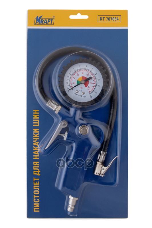 Пистолет Для Накачки Шин С Манометром Kraft Kt 707054 Kraft Kt707054 Kraft арт. KT707054