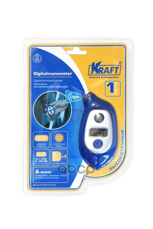 Манометр Цифровой Kraft Kt830004 Kraft арт. KT830004