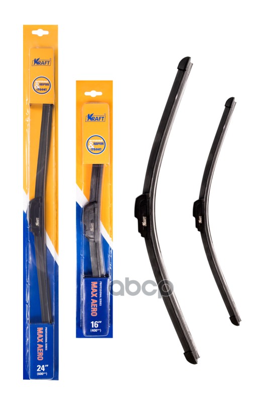 Щетка Стеклоочистителя 600/400 Мм Бескаркасная Комплект 2 Шт Kraft Max Aero Kt830860 Kraft арт. KT830860