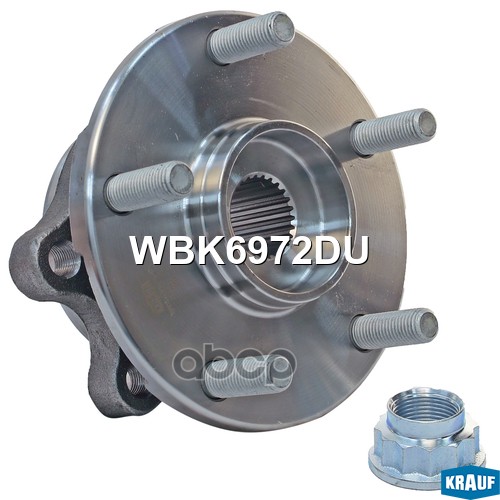 Ступица в сборе TOYOTA [перед, ABS, Kit] RAV4 III,IV (XA30,XA40) Corolla X,XI (E150,E180) Avensis II Krauf арт. WBK6972DU