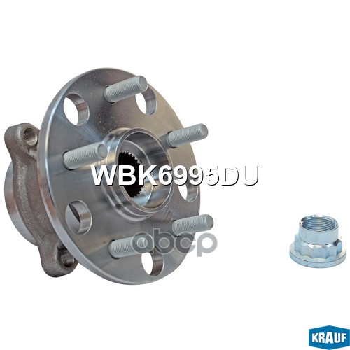 Ступица в сборе LEXUS [задн, прав, MSR, Kit] GS III,IV (S19,L10) IS II,C (XE20) RC (SC10) Krauf арт. WBK6995DU