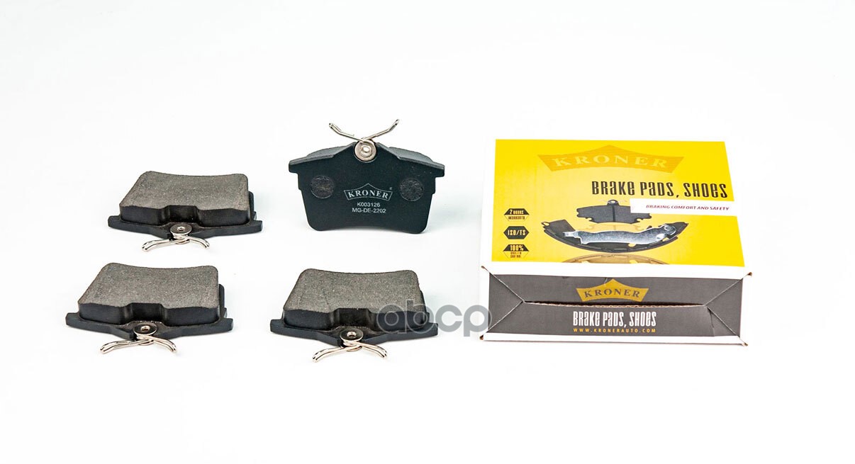 Колодки Торм. (Диск. Задн.) Citroen Berlingo (08-), Peugeot Partner (08-) Kroner K003126 Kroner арт. K003126