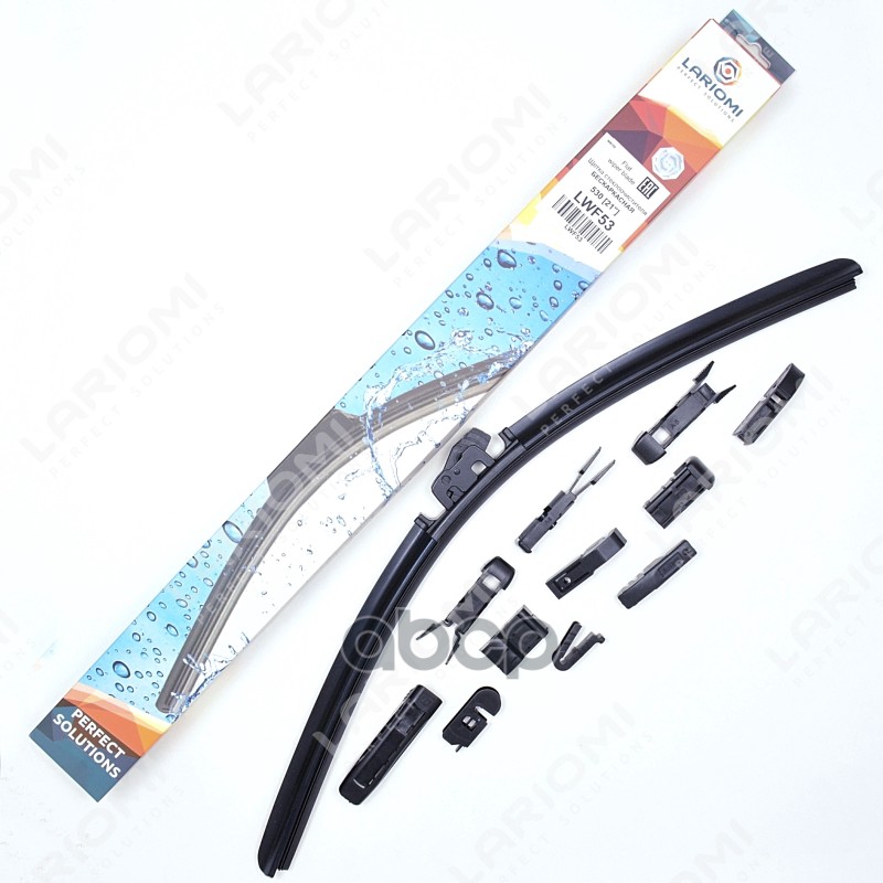 Щетка Стеклоочистителя Бескаркасная 530 Мм LARIOMI арт. LWF53