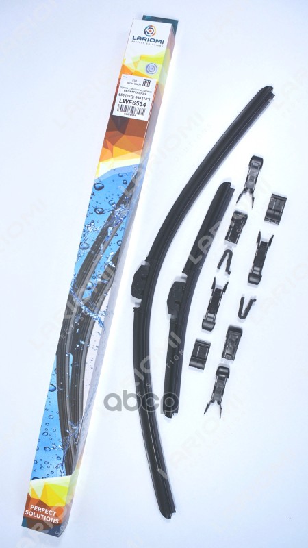 Щетки Стеклоочистителя Бескаркасные К-Т 650/340 Мм LARIOMI арт. LWF6534