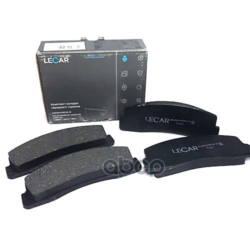 Комплект передних тормозных колодок LADA 4x4 LECAR LECAR016010501 LECAR арт. LECAR016010501