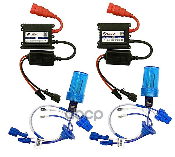 Комплект Ксенона H3 6000K Ledo 12V LEDO арт. 00036LXS