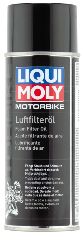 Масло LM д/пропитки возд.фильтров (спрей) Motorbike Luft Filter Oil (0,4л) LIQUI MOLY 1604 LIQUI MOLY арт. 1604
