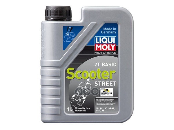Motorbike 2T Basic Scooter L-Egb, 1Л (Мин.мотор.масло) LIQUI MOLY арт. 1619