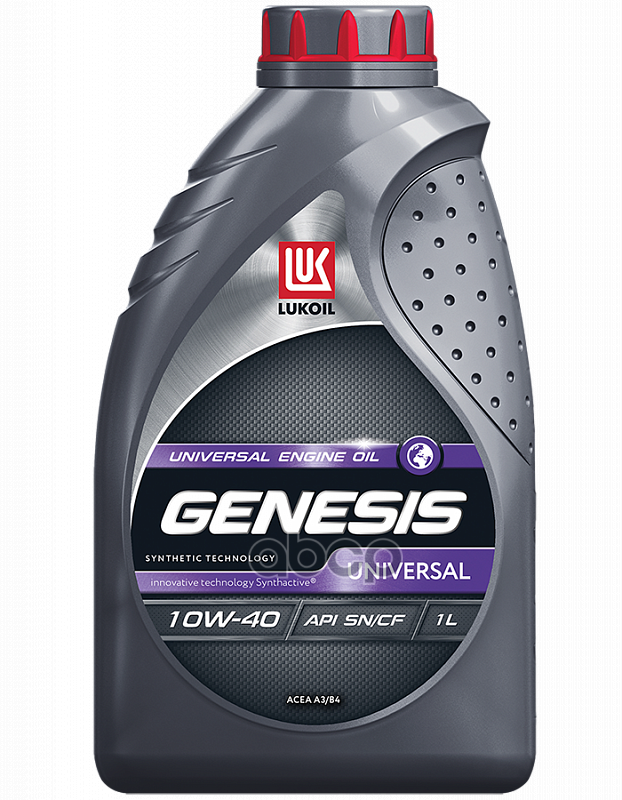 LUKOIL Масло моторное полусинтетическое Genesis Universal 10W40 SN/CF, A3/B4 1л
