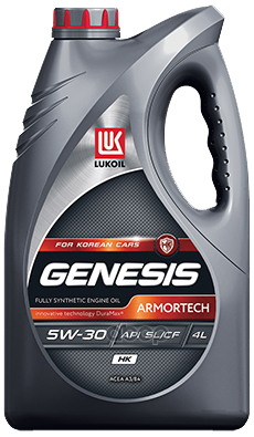 LUKOIL Масло моторное Лукойл Genesis Armortech HK 5W-30 синтетическое 4 л 3149287