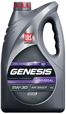 LUKOIL Масло моторное LUKOIL GENESIS Universal Diesel 5W-30 4Л 3173872