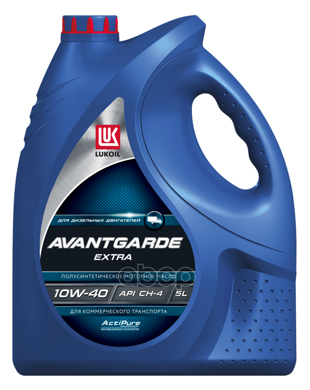 LUKOIL 10W-40 Авангард Экстра, Api Ch-4/Cg-4/Sj, 5Л, (Полусинт.мотор.масло)
