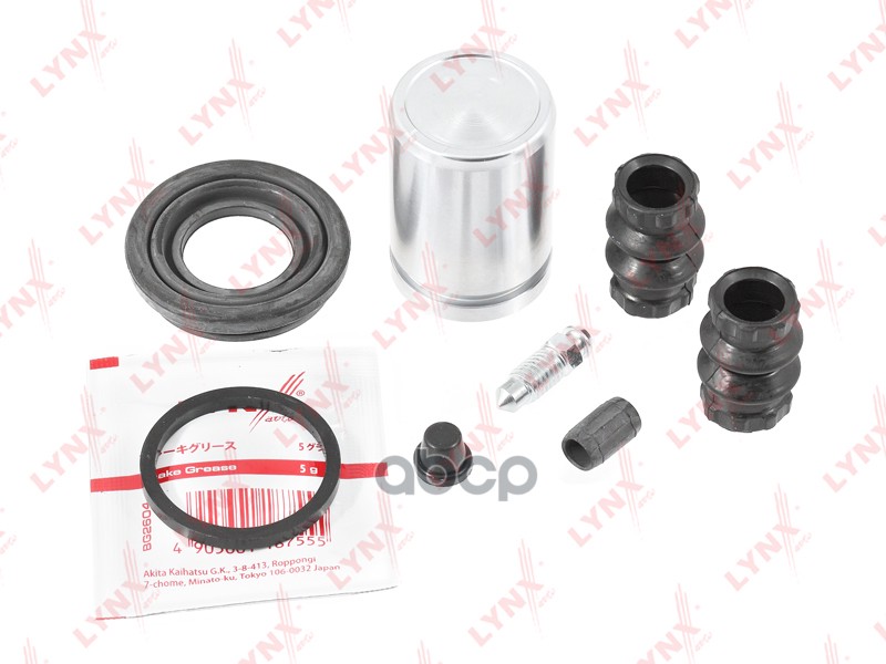 Ремкомплект тормозного суппорта с поршнем заднего (поршень ? 34 mm, суппорт Lucas) TOYOTA Corolla(E120) 02-07 BC-6036 LYNXaut...