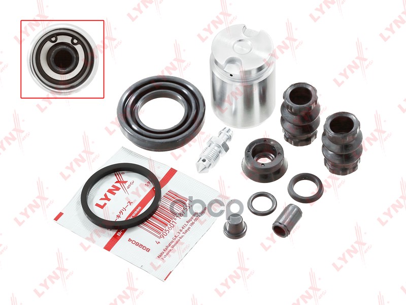 Ремкомплект тормозного суппорта с поршнем заднего NISSAN Almera(N16) 00>  RENAULT Clio III 05> / Flu LYNXauto арт. bc-6047