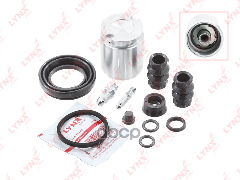 Ремкомплект тормозного суппорта с поршнем заднего (поршень d 41 mm  суппорт TRW/Lucas) AUDI A3 96-12 LYNXauto арт. bc-6172