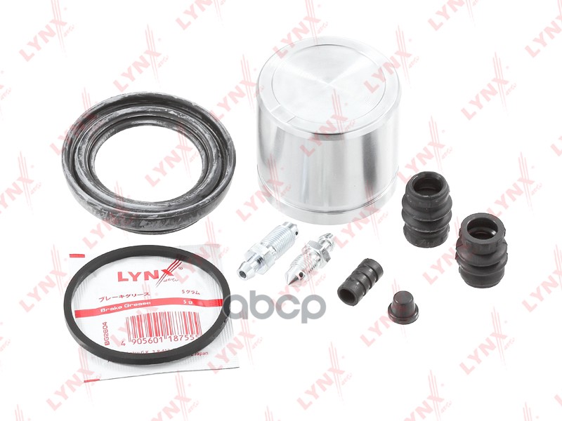 Ремкомплект тормозного суппорта с поршнем переднего (поршень ? 57 mm, суппорт Tokico/Mando) BC-6409 LYNXauto арт. BC-6409