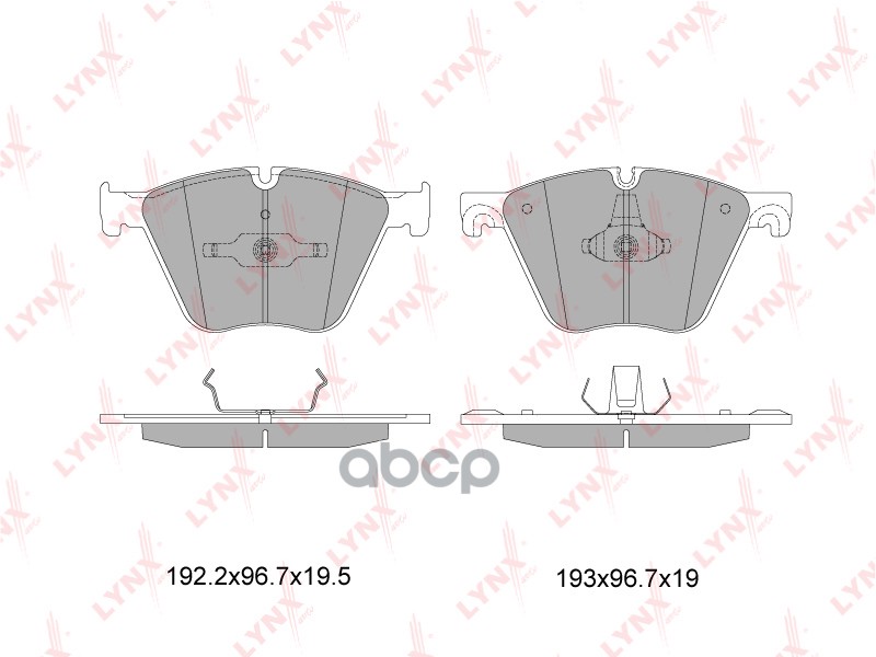 Колодки Тормозные Дисковые | Перед | LYNXauto арт. BD1432