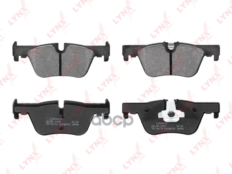 Колодки тормозные задние BMW 1(F20/F21) 11> / 3(F30) 11> LYNXauto арт. bd-1442