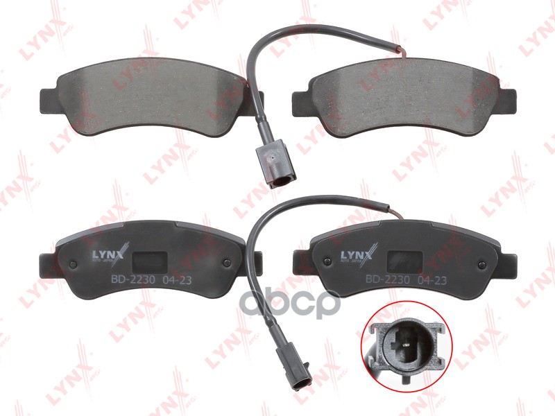 Колодки тормозные задние BD-2230 LYNXauto арт. BD-2230