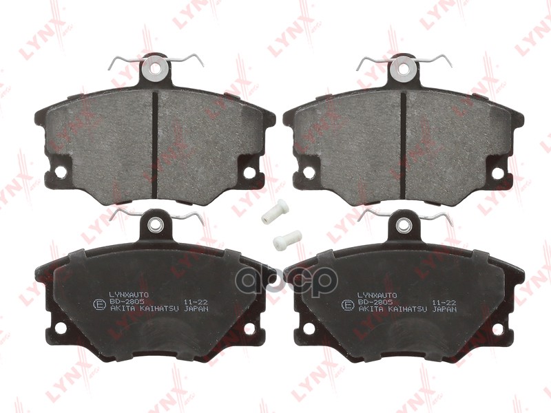 Колодки Тормозные Дисковые | Перед Прав/Лев | LYNXauto арт. BD2805