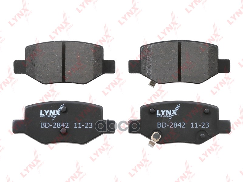 Колодки тормозные дисковые GEELY Coolray / Binyue 19> LYNXauto арт. bd-2842