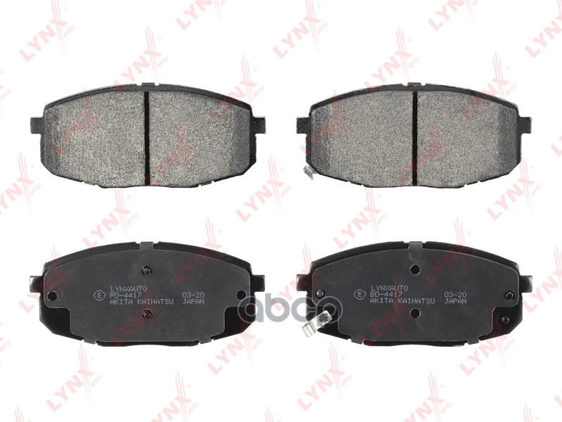 Колодки тормозные передние BD-4417 LYNXauto арт. BD-4417