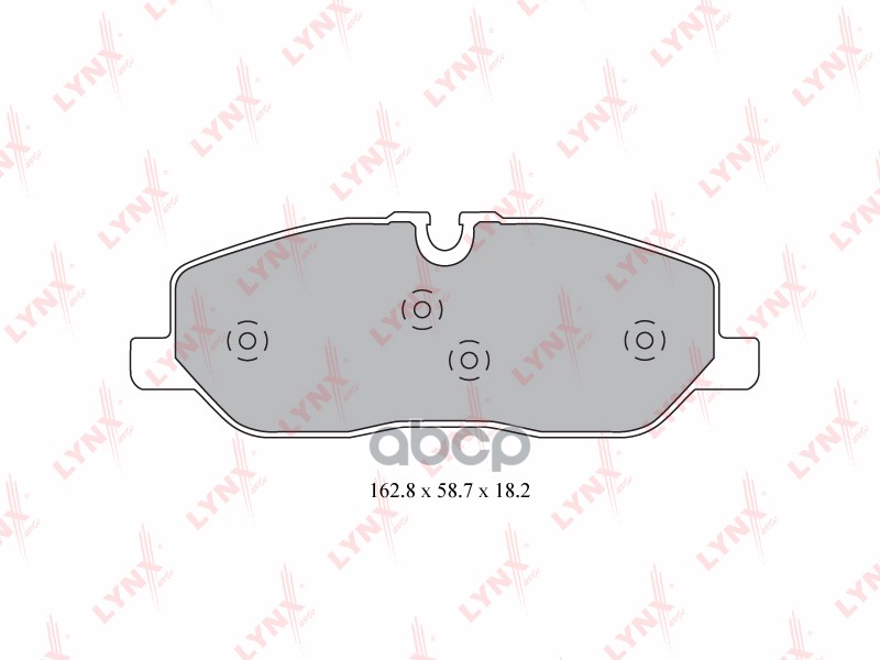 Колодки тормозные передние LAND ROVER Discovery 2.7TD 09> / Range Rover 3.0-4.4 02> LYNXauto арт. bd-5003