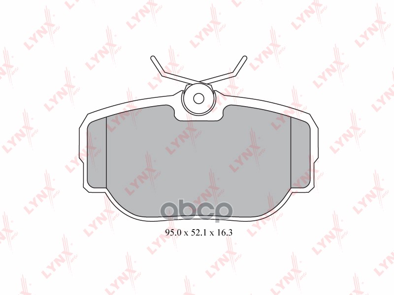 Колодки Тормозные Дисковые | Зад | LYNXauto арт. BD5008