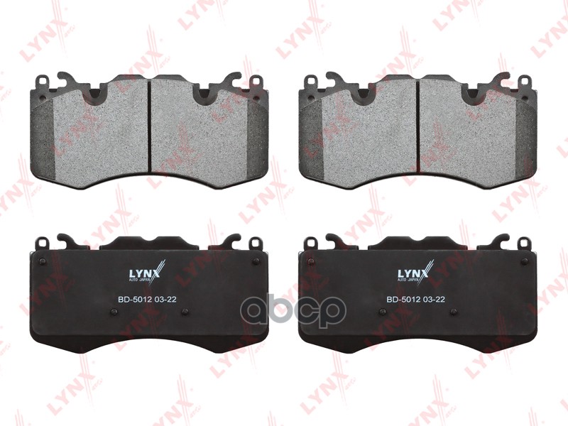 Колодки тормозные передние LAND ROVER Discovery IV 3.0D-5.0 09> / Range Rover III-IV 3.0-5.0 09> / R LYNXauto арт. bd-5012