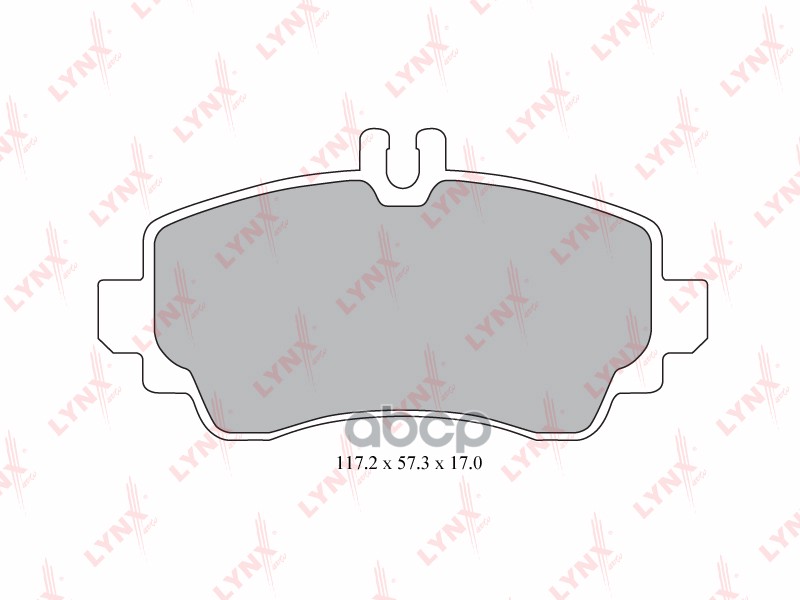 Колодки Тормозные Передние Mercedes-Benz A140-210(W168) 97-04 LYNXauto арт. bd-5306