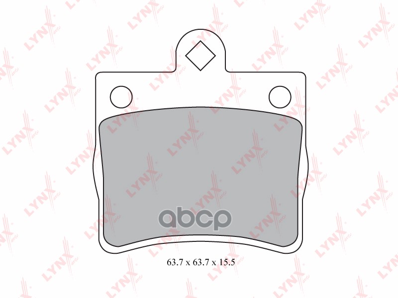 Колодки тормозные задние MERCEDES-BENZ C180-230(W202) 94-00 LYNXauto арт. bd-5313