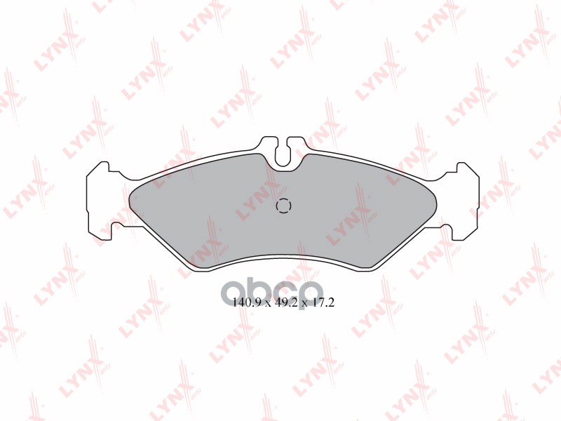 Колодки тормозные задние подходит для MB Sprinter 2.2D-2.9D 95-06, VW LT 2.3-2.8D 96-06 BD-5338 LYNXauto арт. BD-5338