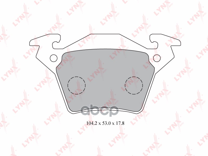 Колодки тормозные задние подходит для MB Vito(W638) 2.2D-2.3 96-03 BD-5347 LYNXauto арт. BD-5347