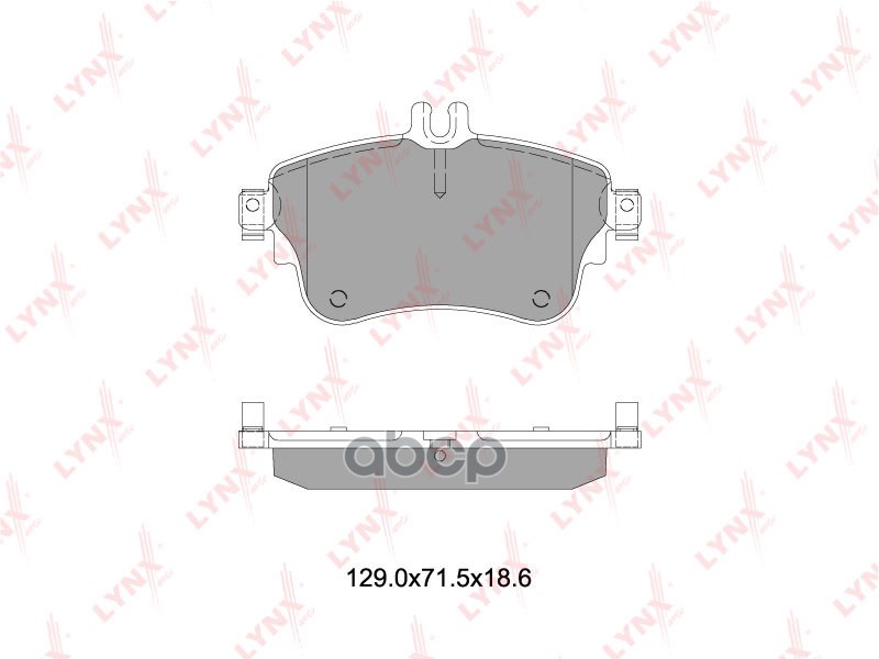 Колодки тормозные передние MERCEDES-BENZ A(W176) 12> / B(W246) 11> / CLA(C117) 13> LYNXauto арт. bd-5357