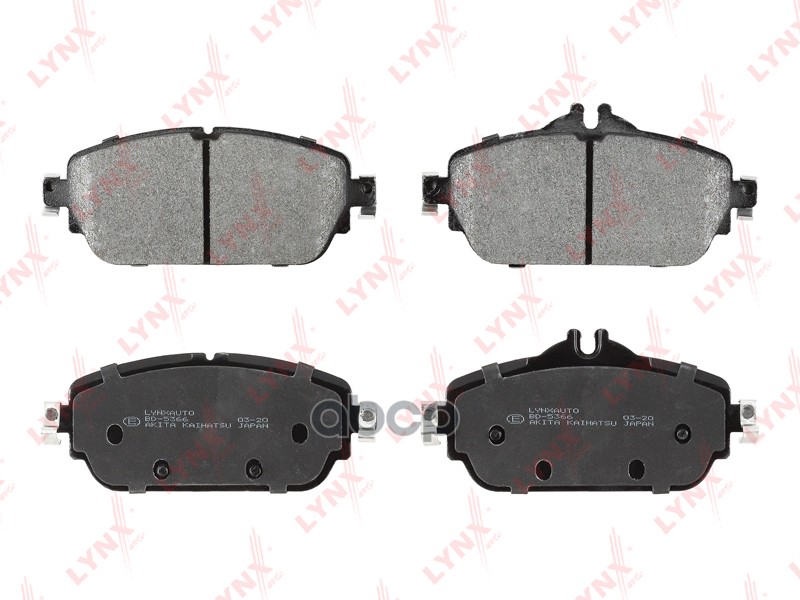 Колодки тормозные передние MERCEDES-BENZ C(W205) 14> / E(W213) 16> LYNXauto арт. bd-5366