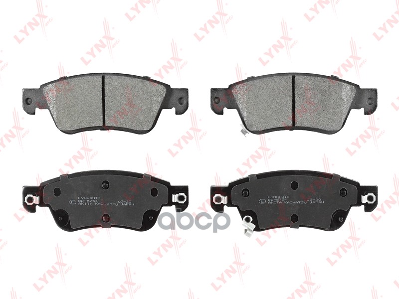 Колодки тормозные передние INFINITI EX 08> / FX(S51) / G(V36) 06> LYNXauto арт. bd-5754