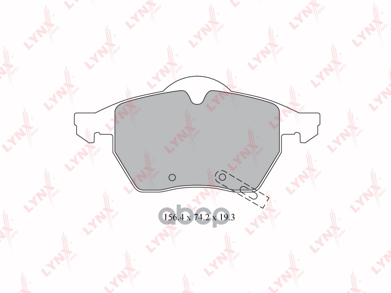 Колодки тормозные передние AUDI 200 2.2 85-91   OPEL Astra G(T98) 2.0 02-05 / Zafira A(T98) 2.0 01-0 LYNXauto арт. bd-5912