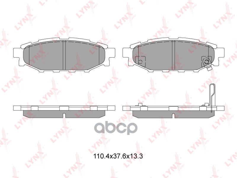 Колодки тормозные задние SUBARU Impreza 2.0 07> / Legacy 2.0 03> / Outback 2.5 03> LYNXauto арт. bd-7103