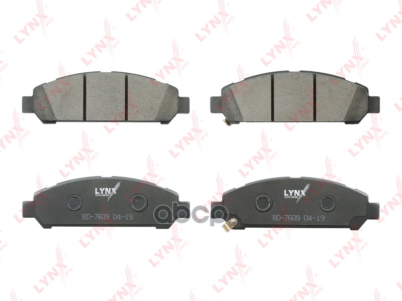 Колодки тормозные передние TOYOTA Venza 08> LYNXauto арт. bd-7609