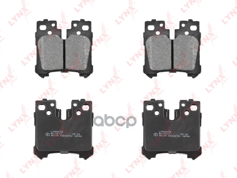Колодки Тормозные Задние Lexus Ls 06> LYNXauto арт. bd-7613
