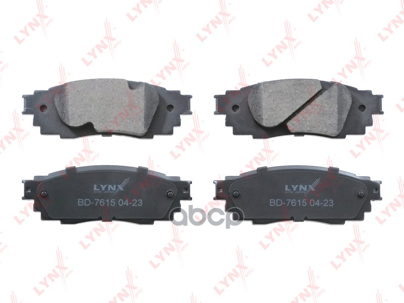Колодки тормозные задние BD-7615 LYNXauto арт. BD-7615