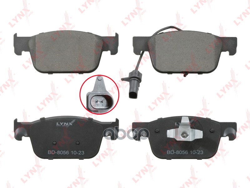Колодки тормозные передние AUDI A4(8WH-8W5) 2.0d-3.0d 15> / A5(F53-F5A) 2.0d-3.0d 16> / A6(4AH-4A5) LYNXauto арт. bd-8056