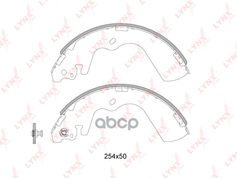 Колодки тормозные задние подходит для HYUNDAI Porter 2.4-2.6D 97 BS-3603 LYNXauto арт. BS-3603